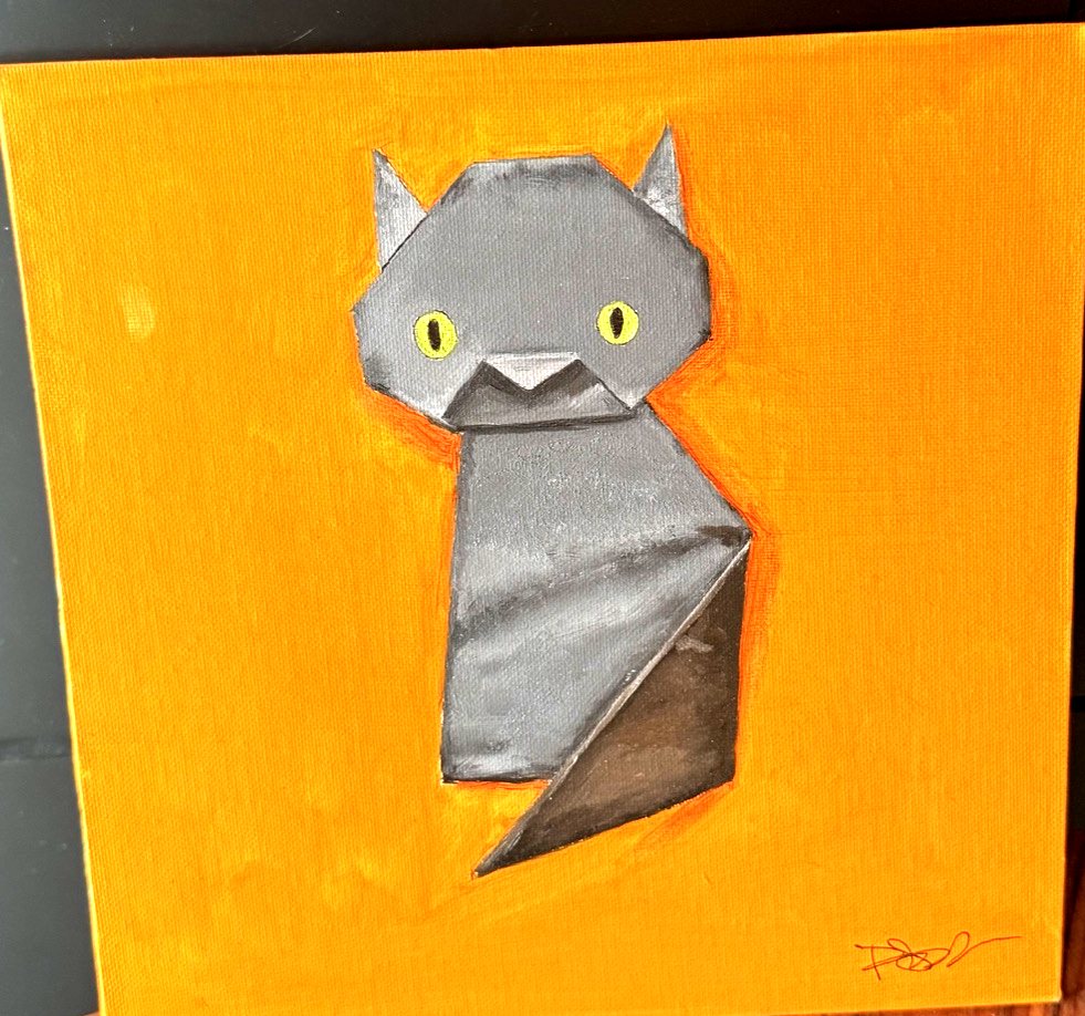 Origami cat