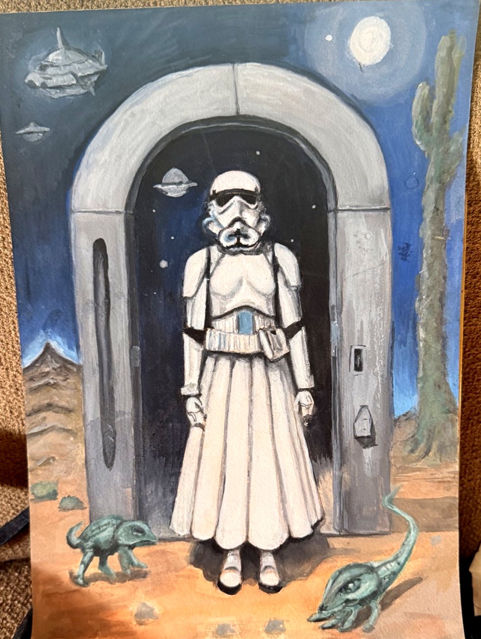 Stormtrooper in a gown